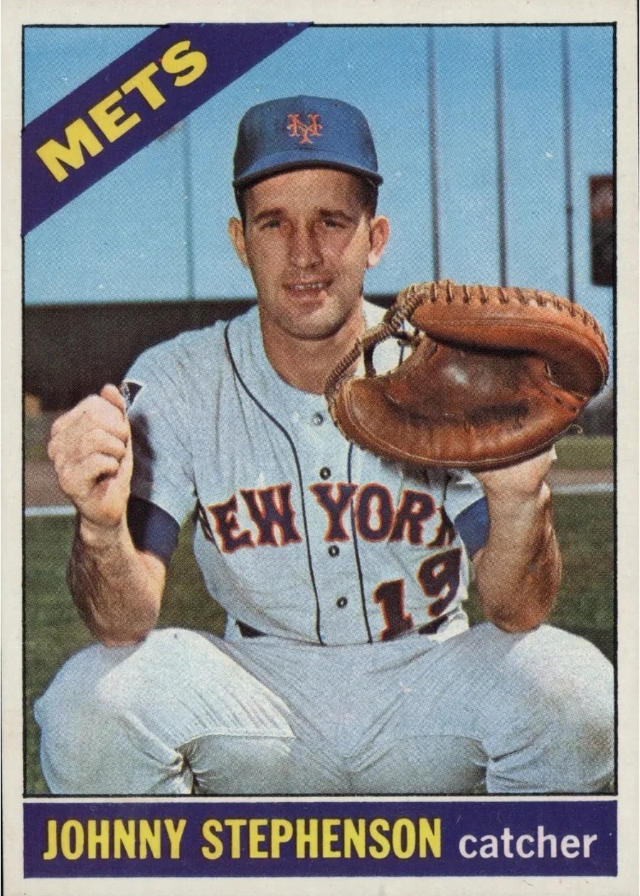 1966 Topps #17 Johnny Stephenson, New York Mets