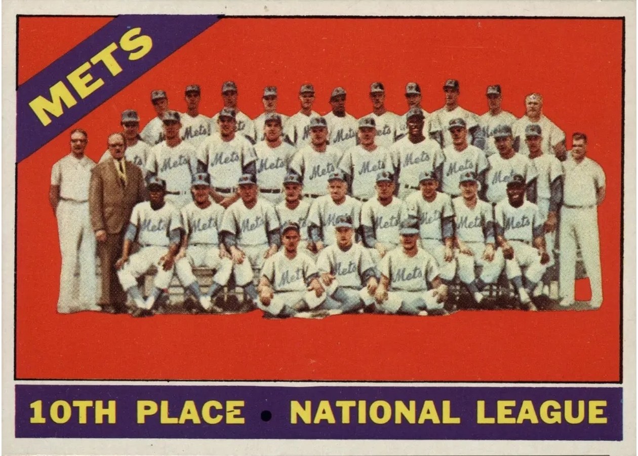 1966 Topps #172 New York Mets