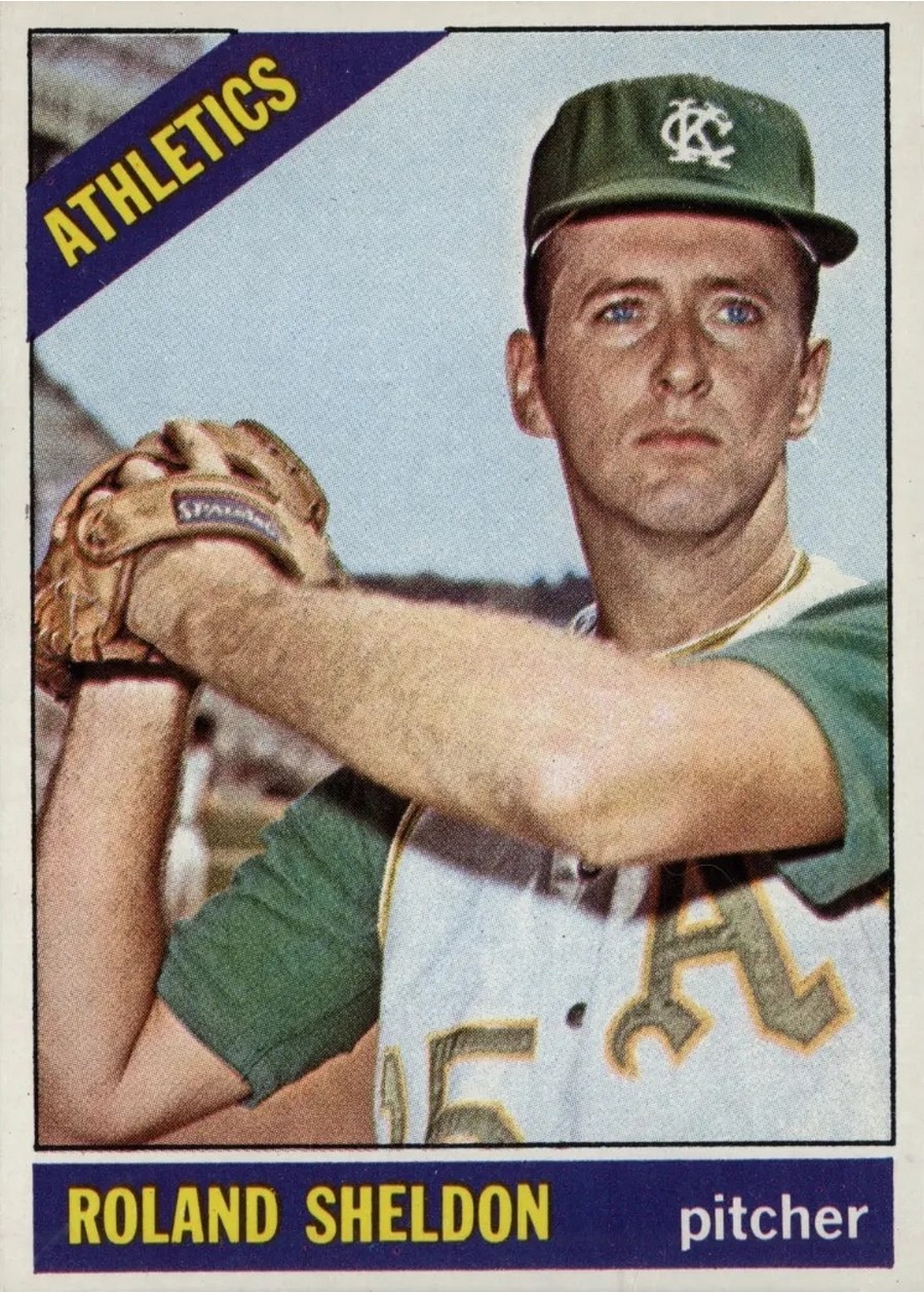 1966 Topps #18 Roland Sheldon, Kansas City Athletics