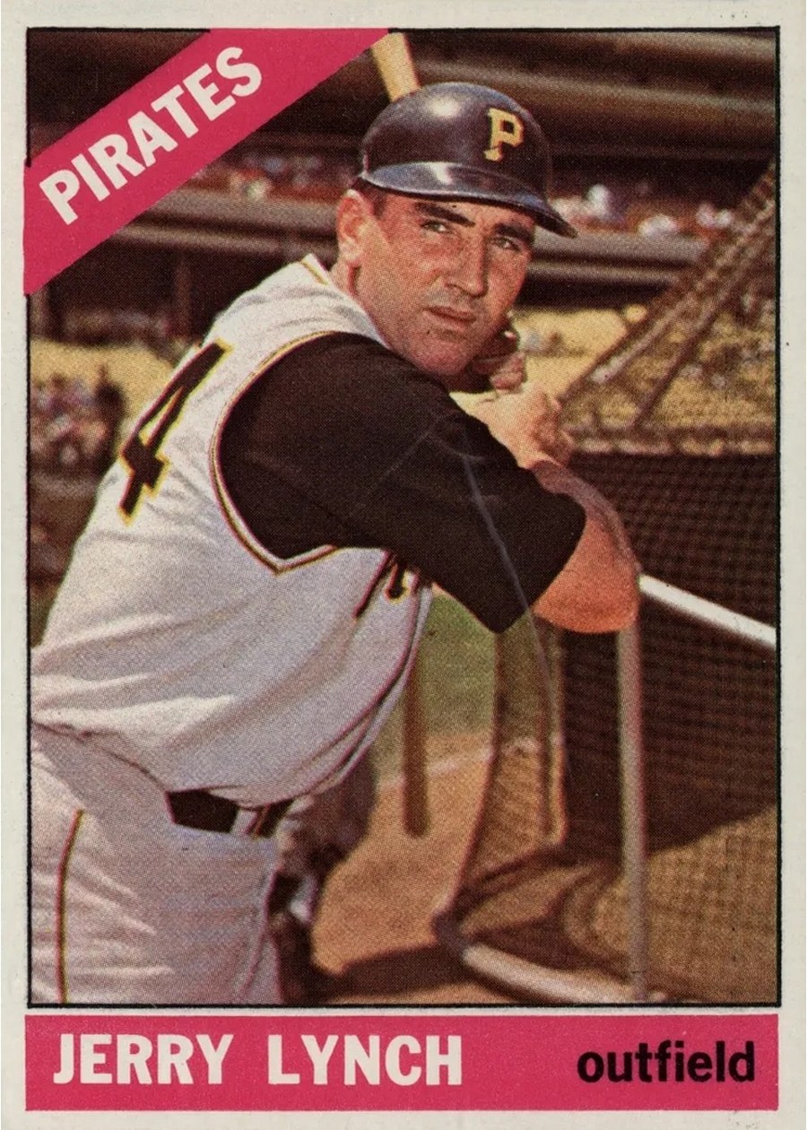 1966 Topps #182 Jerry Lynch, Pittsburgh Pirates