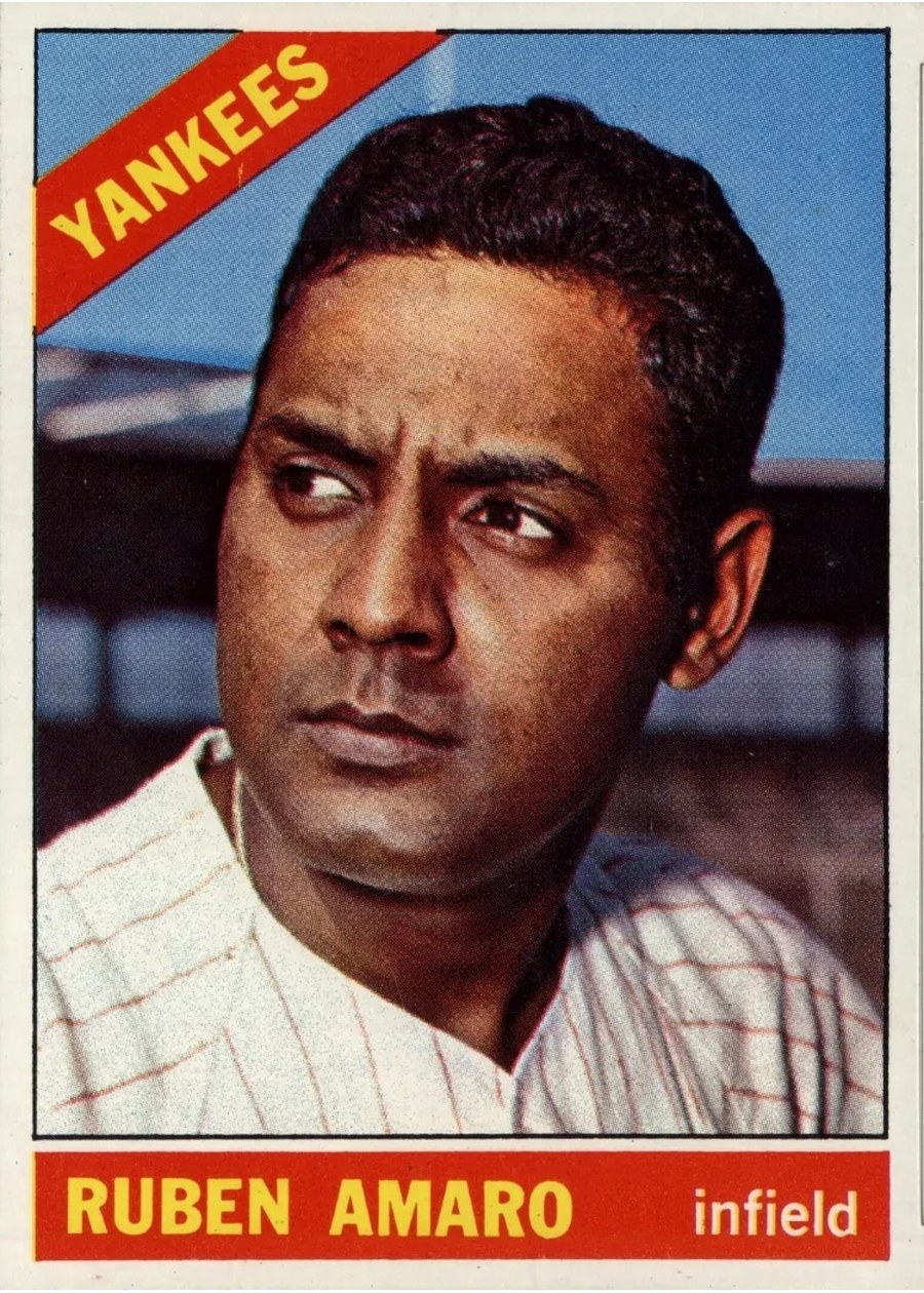 1966 Topps #186 Ruben Amaro, New York Yankees