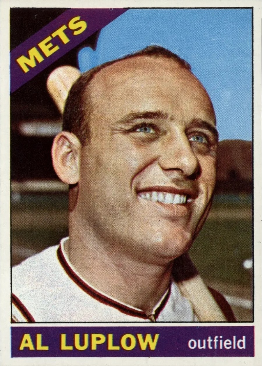 1966 Topps #188 Al Luplow, New York Mets