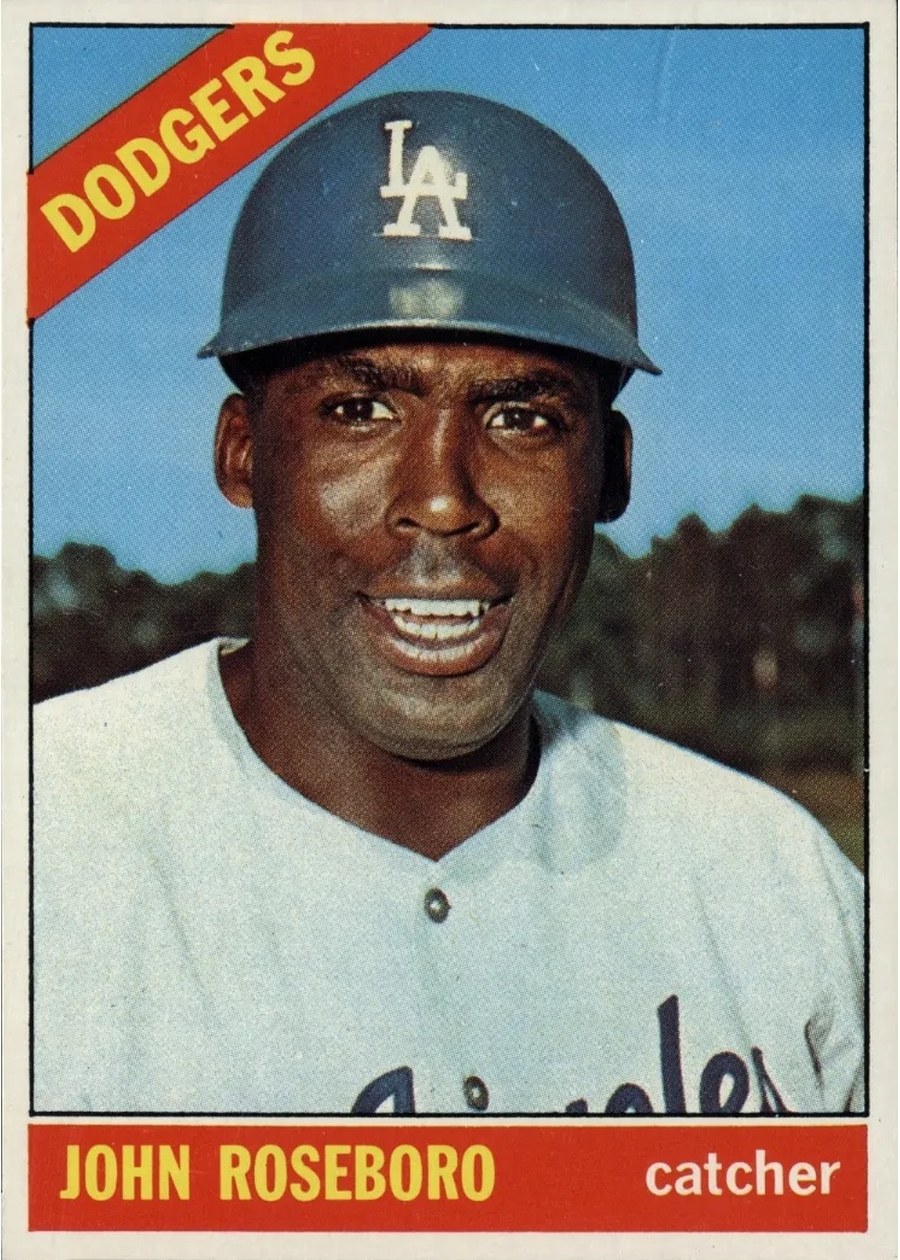 1966 Topps #189 John Roseboro, Los Angeles Dodgers