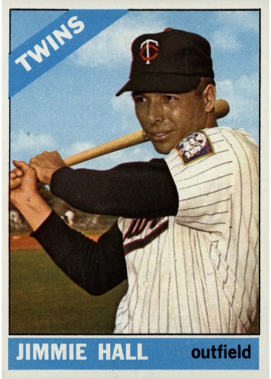 1966 Topps #190 Jimmie Hall, Minnesota Twins