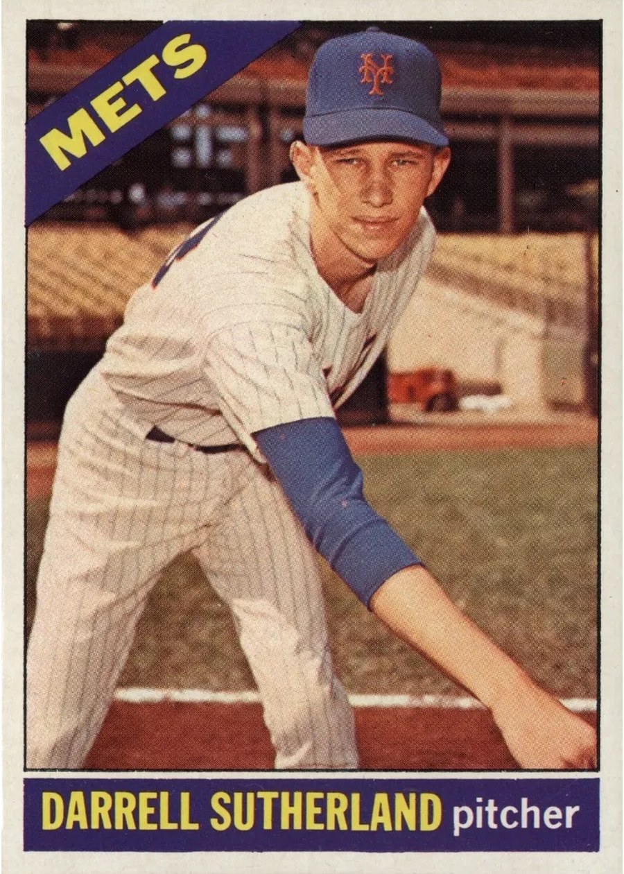 1966 Topps #191 Darrell Sutherland, New York Mets