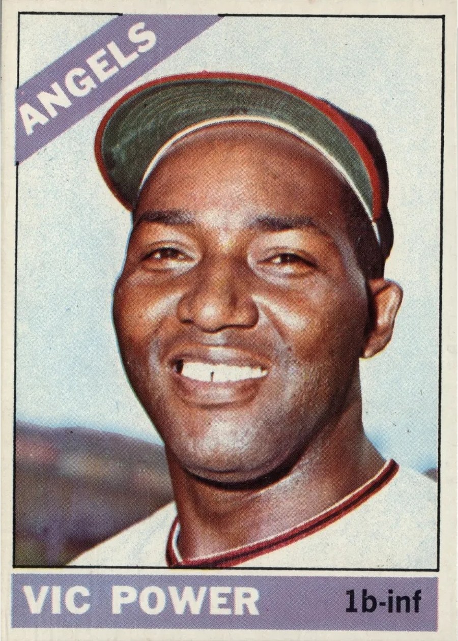 1966 Topps #192 Vic Power, California Angels