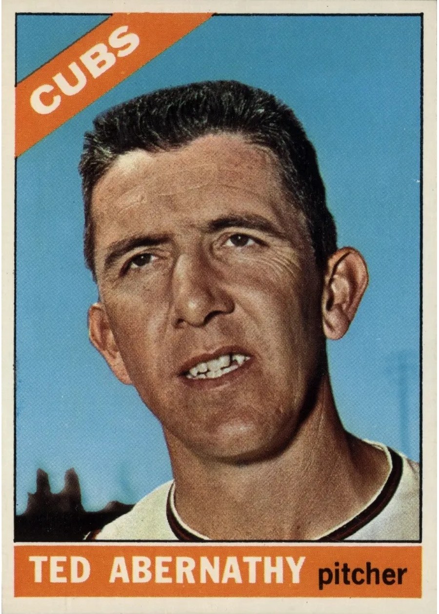 1966 Topps #2 Ted Abernathy, Chicago Cubs