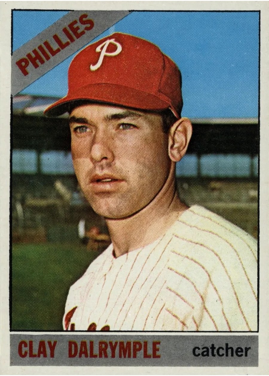 1966 Topps #202 Clay Dalrymple, Philadelphia Phillies