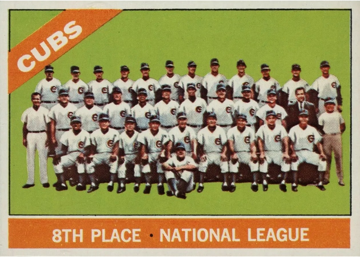 1966 Topps #204 Chicago Cubs