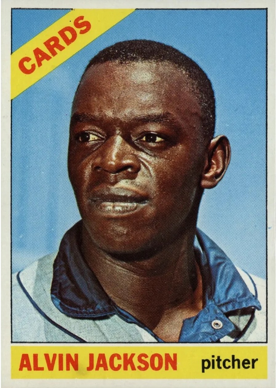 1966 Topps #206 Alvin Jackson, St. Louis Cardinals