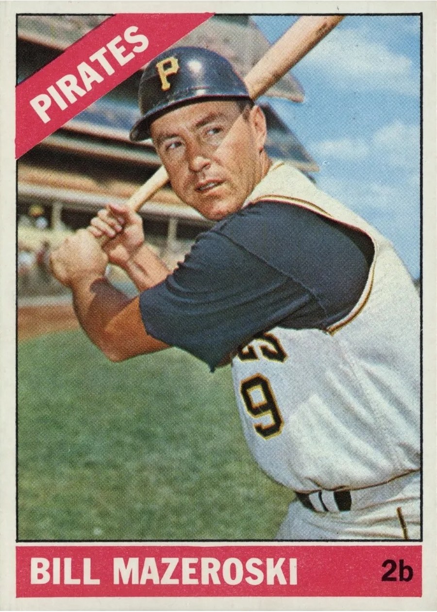 1966 Topps #210 Bill Mazeroski, Pittsburgh Pirates
