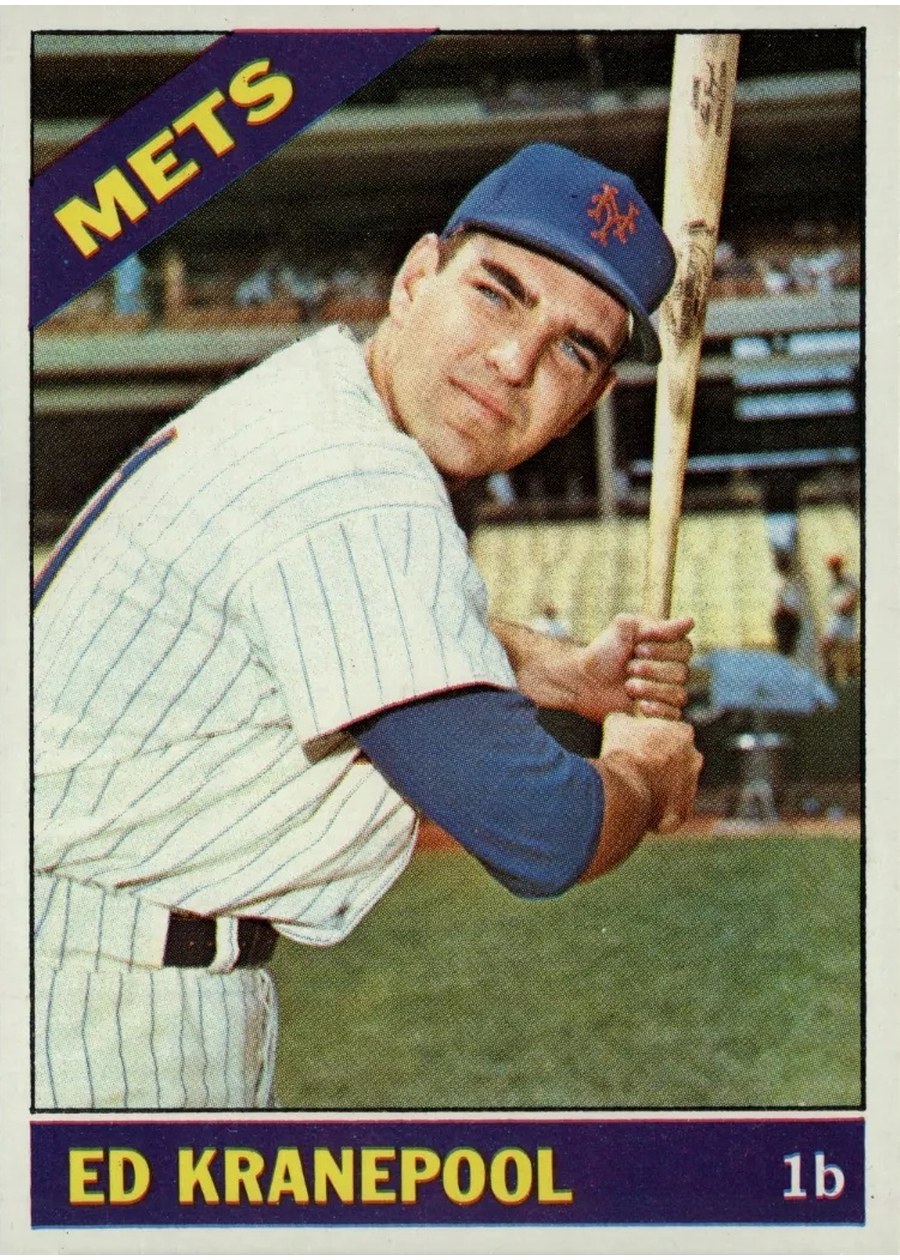 1966 Topps #212 Ed Kranepool, New York Mets