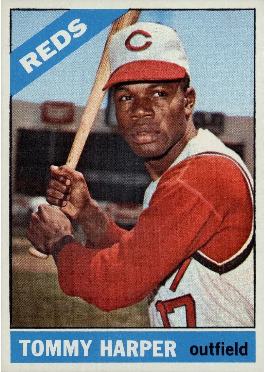 1966 Topps #214 Tommy Harper, Cincinnati Reds