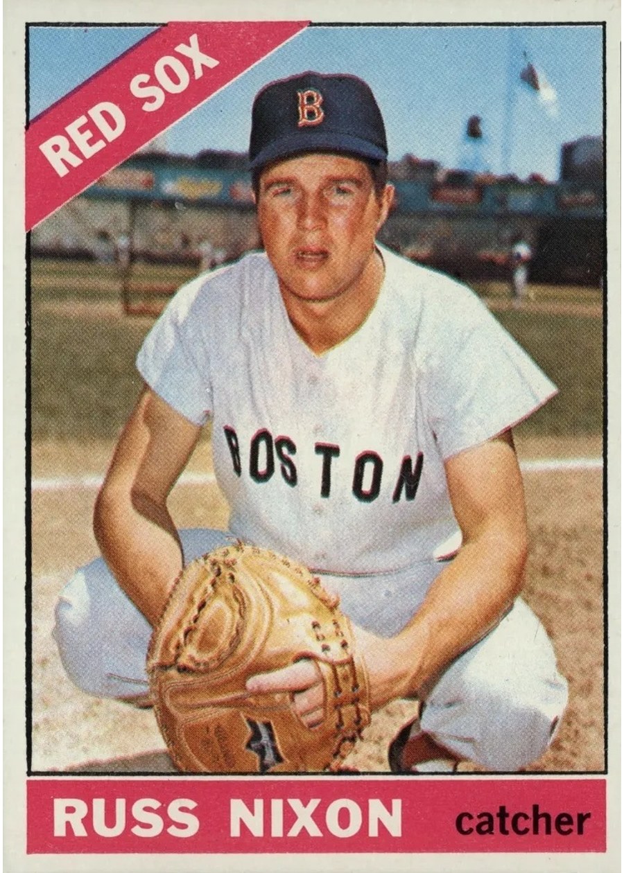 1966 Topps #227 Russ Nixon, Boston Red Sox