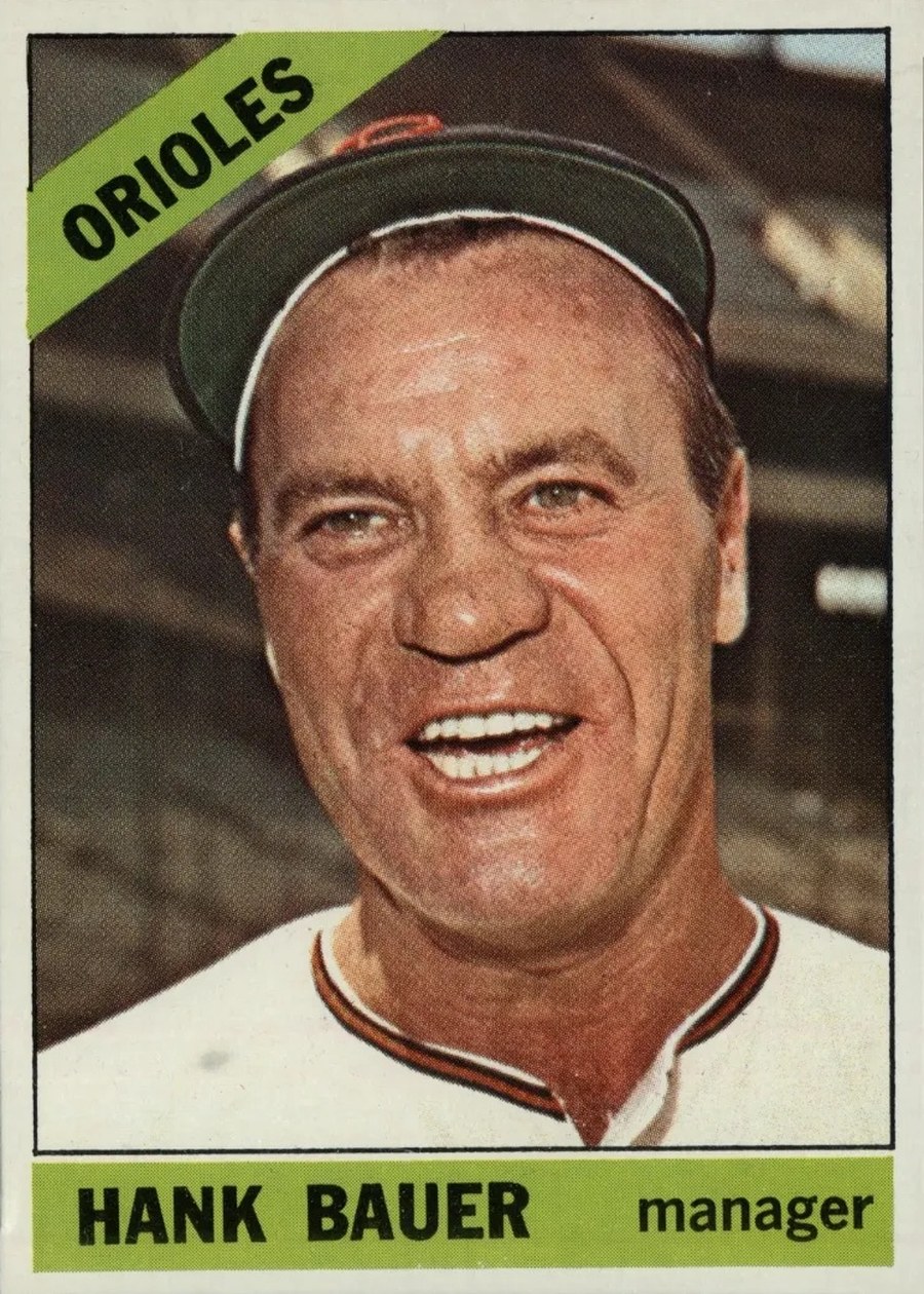 1966 Topps #229 Hank Bauer, Baltimore Orioles