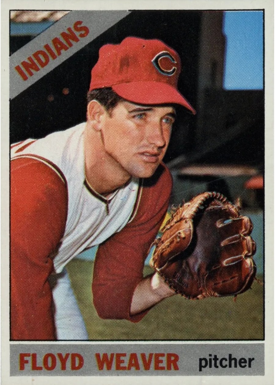 1966 Topps #231 Floyd Weaver, Cleveland Indians
