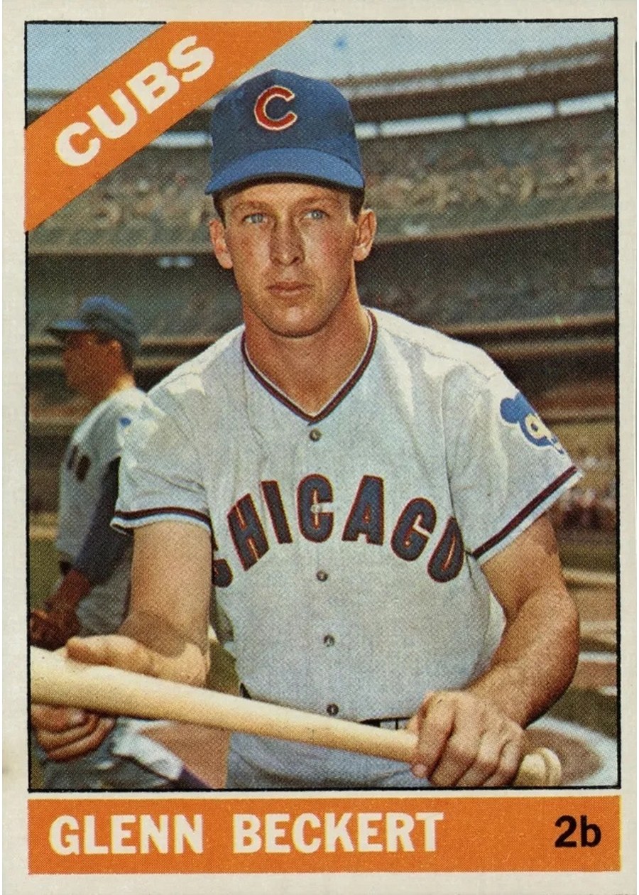 1966 Topps #232 Glenn Beckert, Chicago Cubs