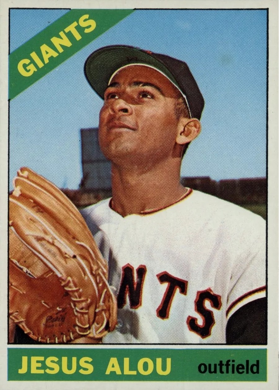 1966 Topps #242 Jesus Alou, San Francisco Giants