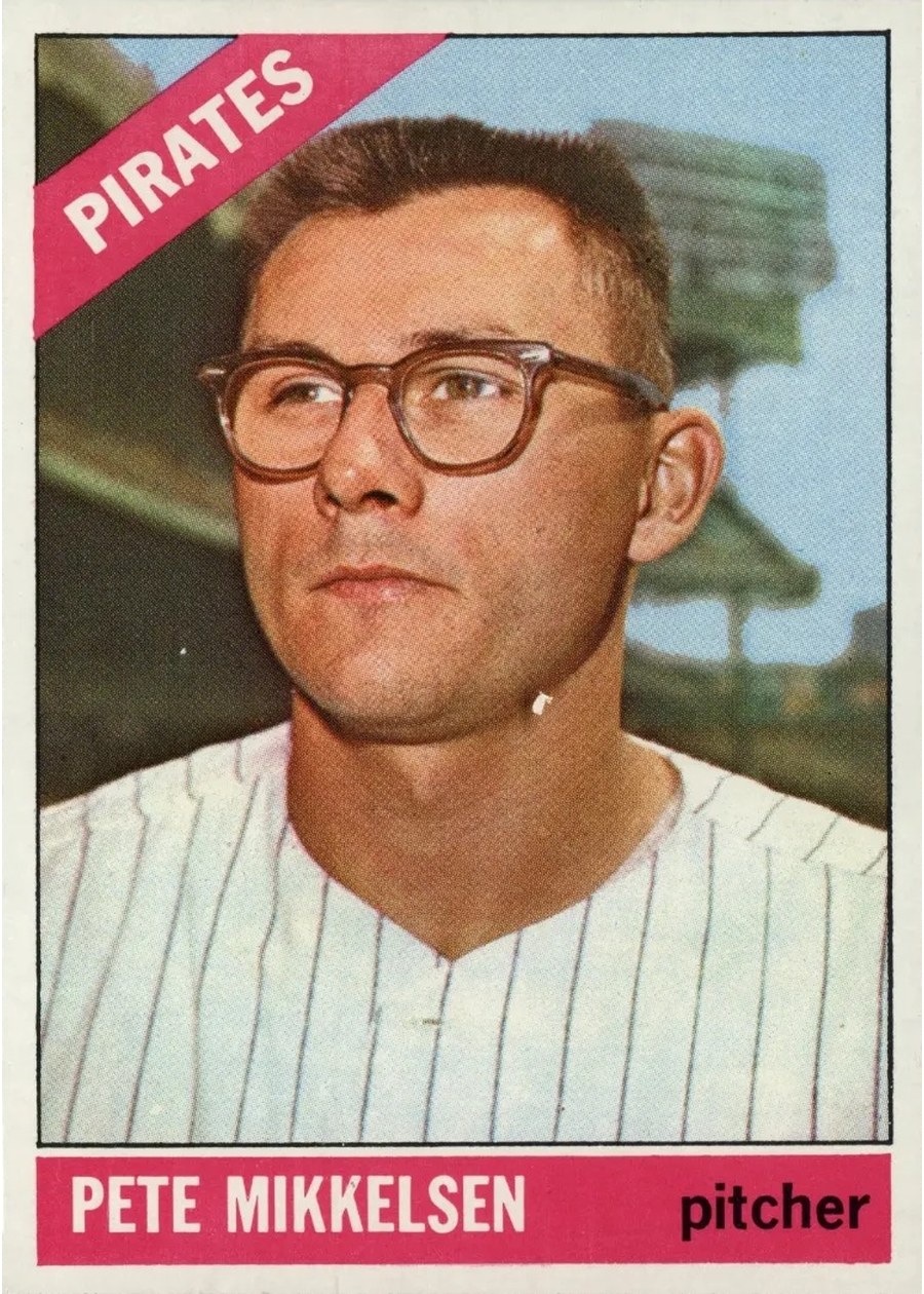 1966 Topps #248 Pete Mikkelsen, Pittsburgh Pirates
