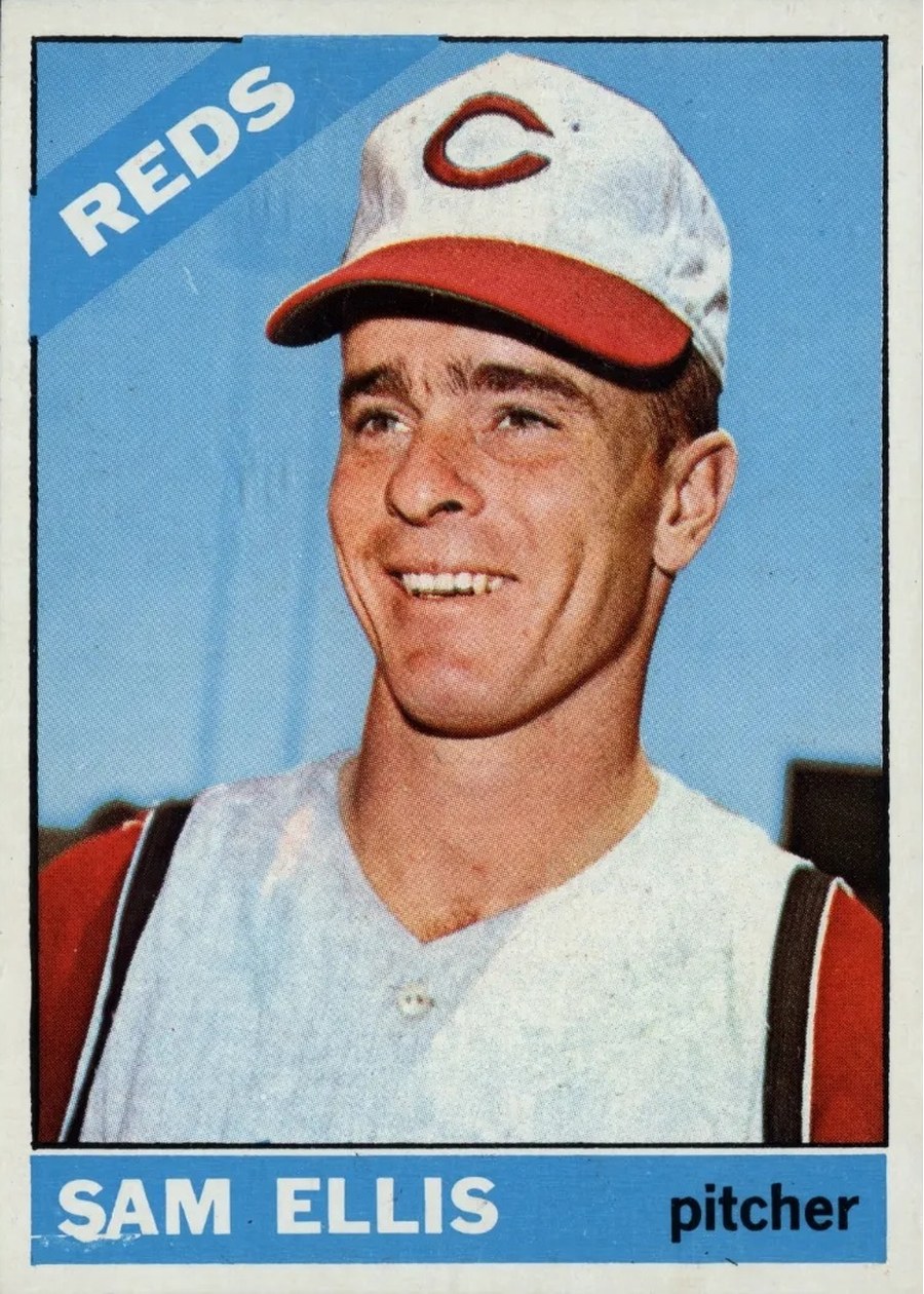 1966 Topps #250 Sam Ellis, Cincinnati Reds