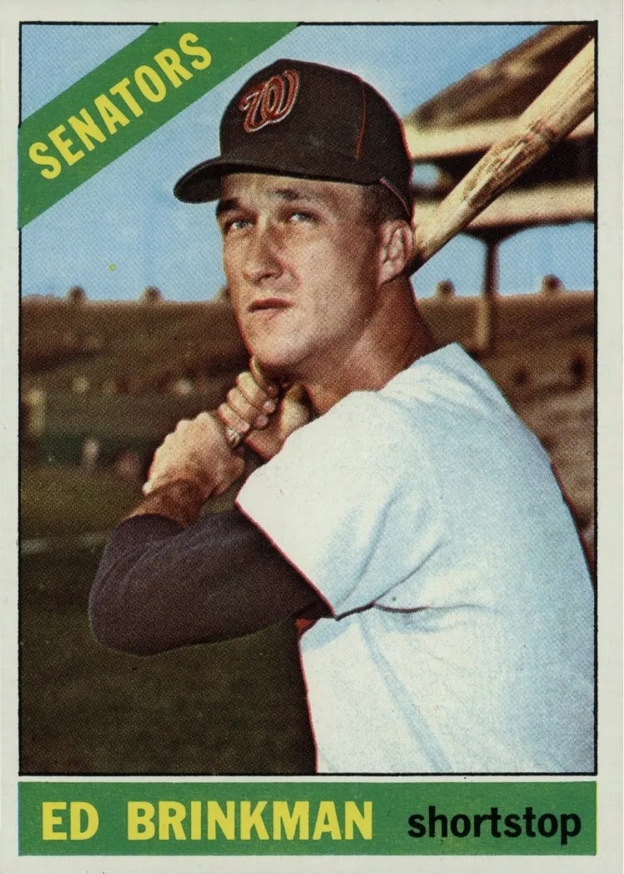 1966 Topps #251 Ed Brinkman, Washington Senators