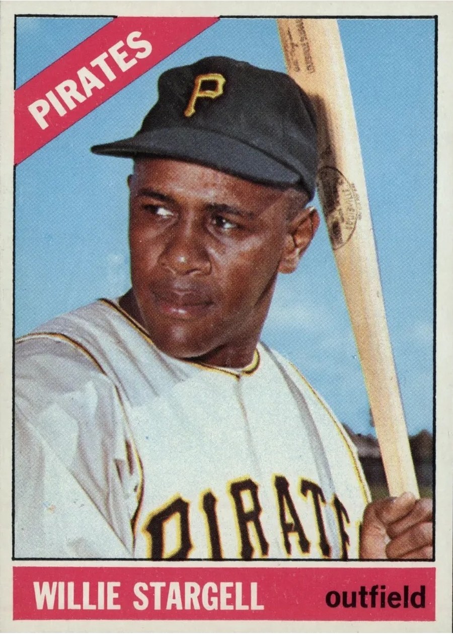 1966 Topps #255 Willie Stargell, Pittsburgh Pirates