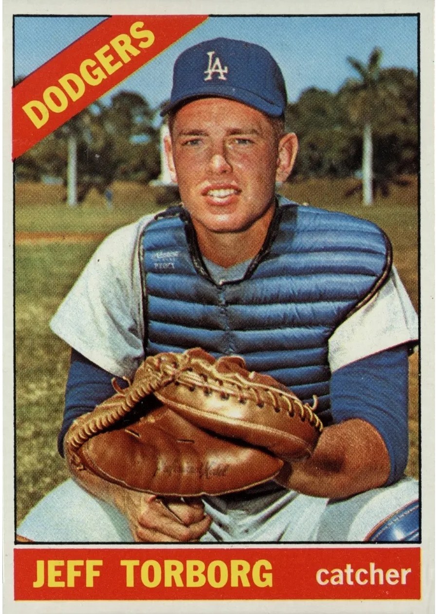 1966 Topps #257 Jeff Torborg, Los Angeles Dodgers