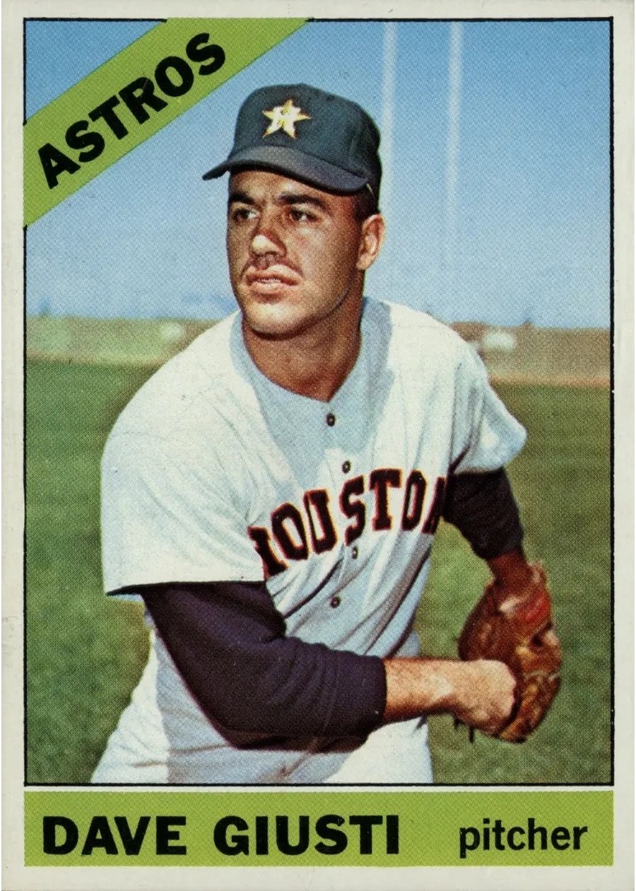 1966 Topps #258 Dave Giusti, Houston Astros