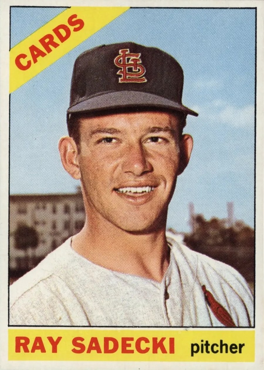 1966 Topps #26 Ray Sadecki, St. Louis Cardinals