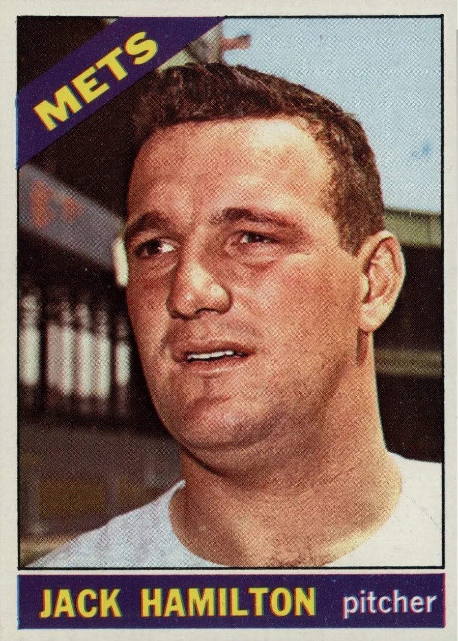 1966 Topps #262 Jack Hamilton, New York Mets