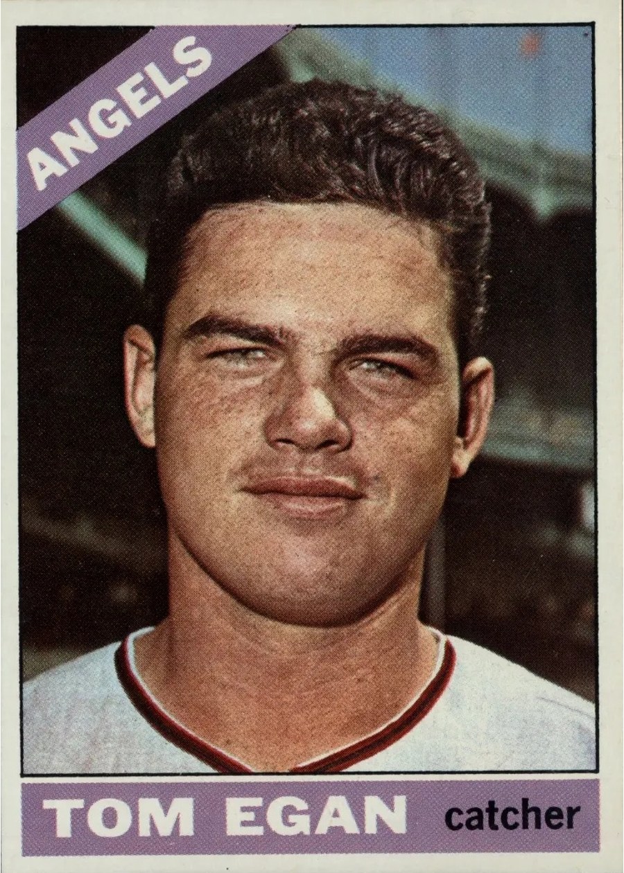1966 Topps #263 Tom Egan, California Angels