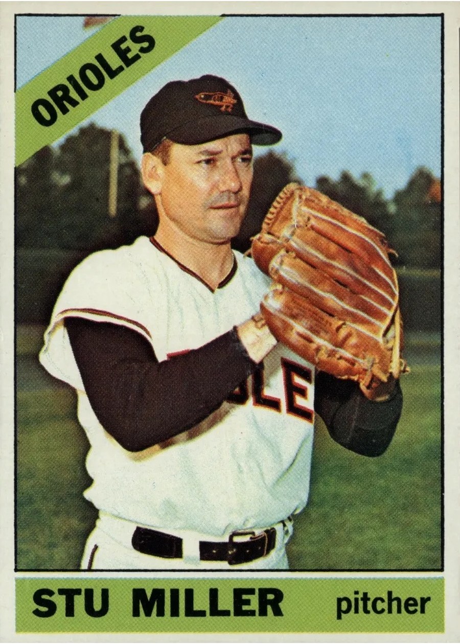 1966 Topps #265 Stu Miller, Baltimore Orioles