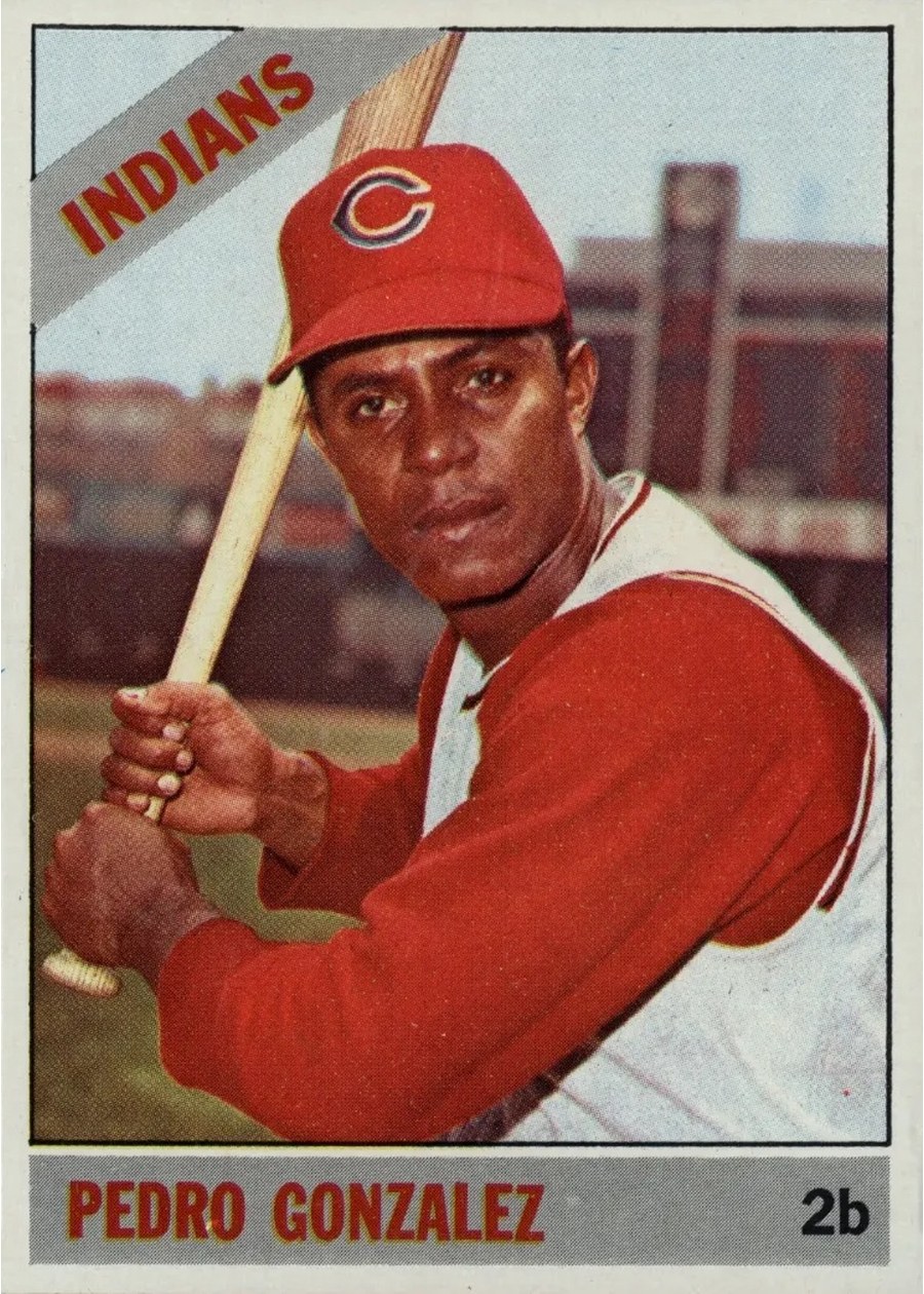 1966 Topps #266 Pedro Gonzalez, Cleveland Indians