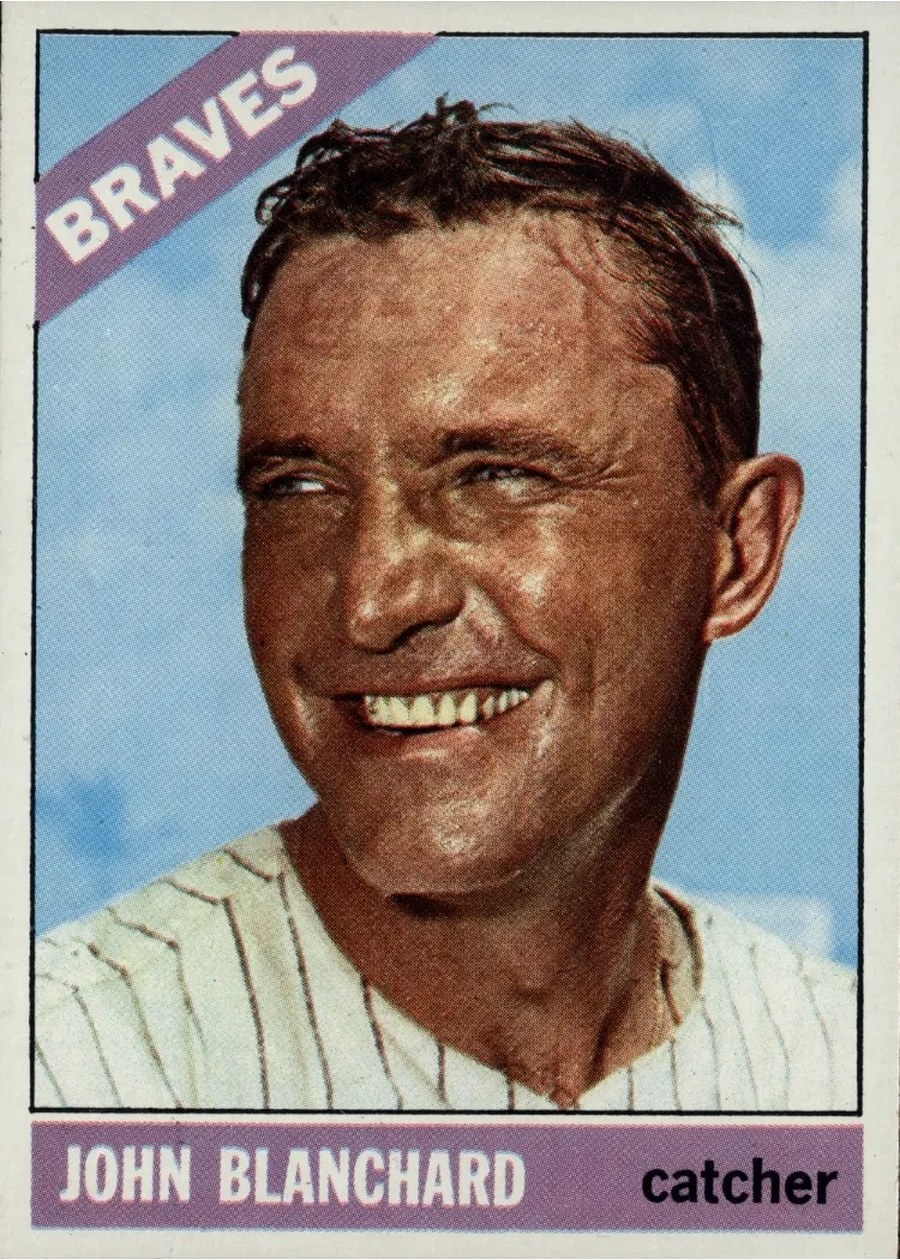 1966 Topps #268 John Blanchard, Atlanta Braves