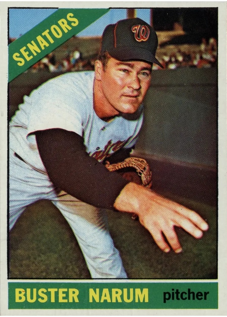 1966 Topps #274 Buster Narum, Washington Senators