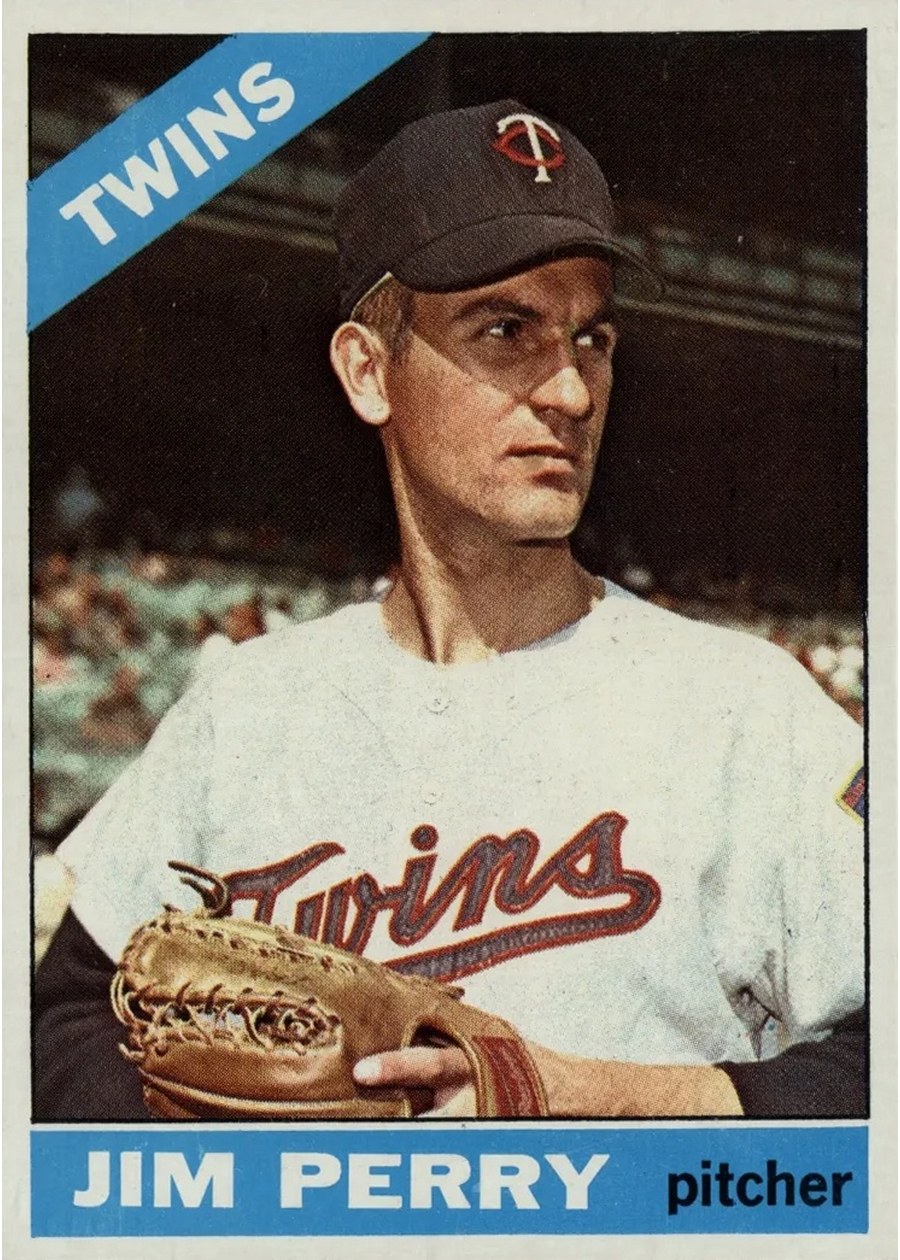 1966 Topps #283 Jim Perry, Minnesota Twins