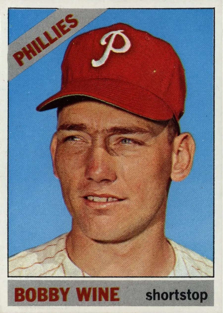 1966 Topps #284 Bobby Wine, Philadelphia Phillies