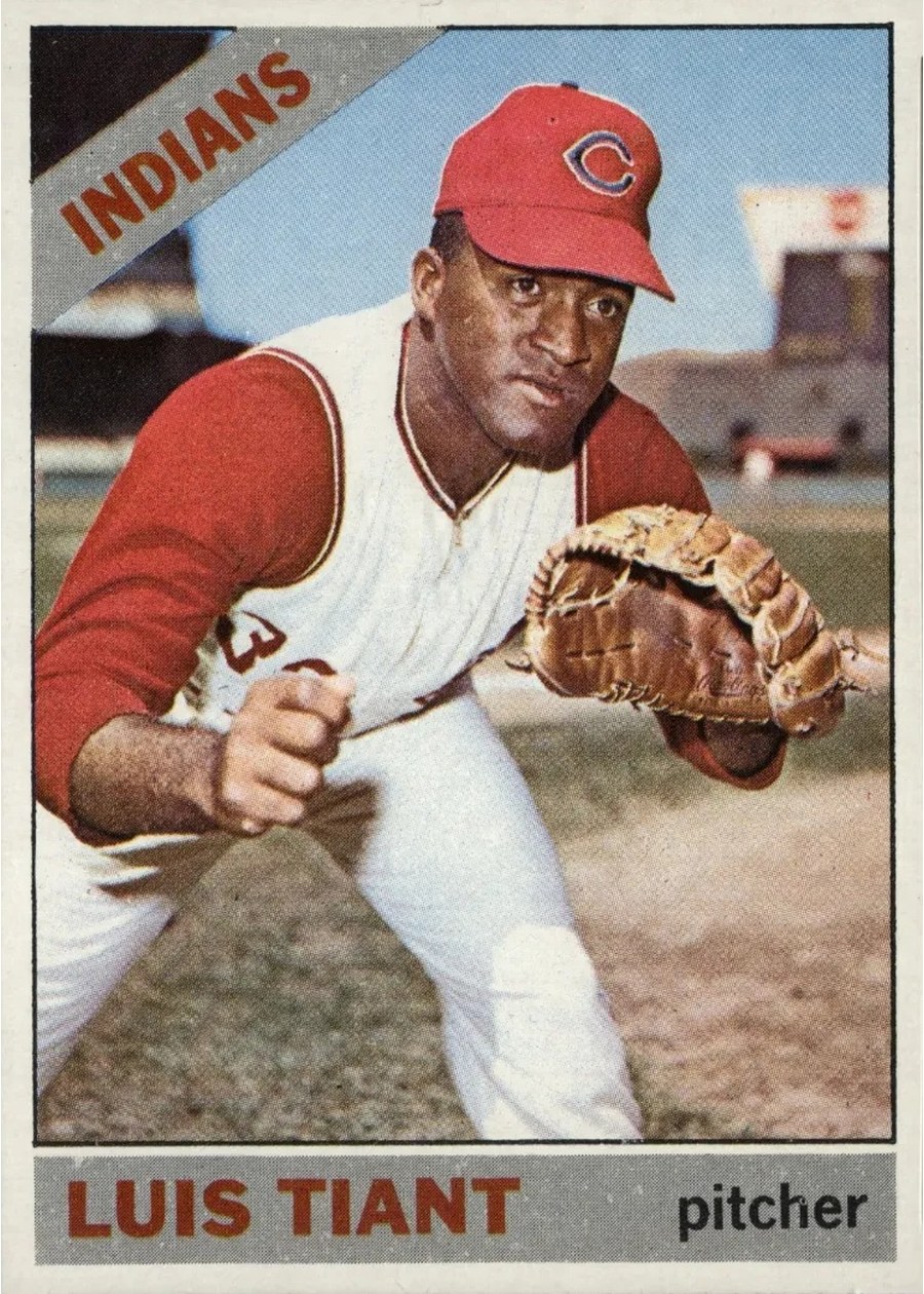 1966 Topps #285 Luis Tiant, Cleveland Indians