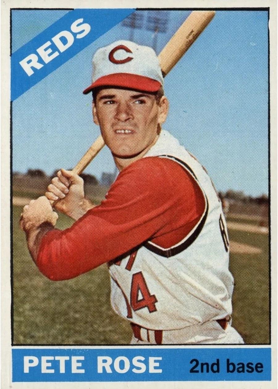 1966 Topps #30 Pete Rose, Cincinnati Reds