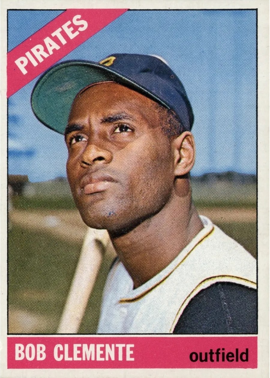 1966 Topps #300 Bob Clemente, Pittsburgh Pirates