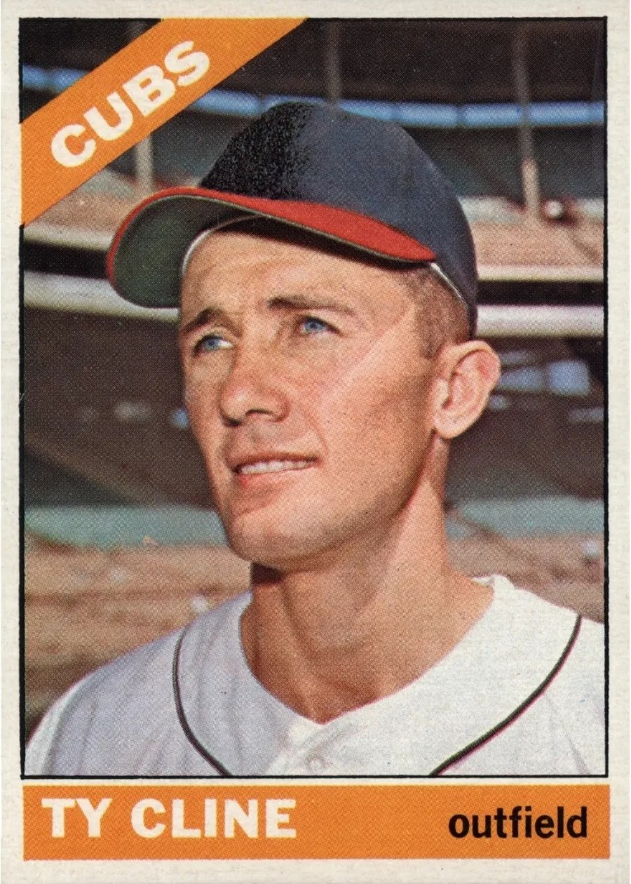 1966 Topps #306 Ty Cline, Chicago Cubs