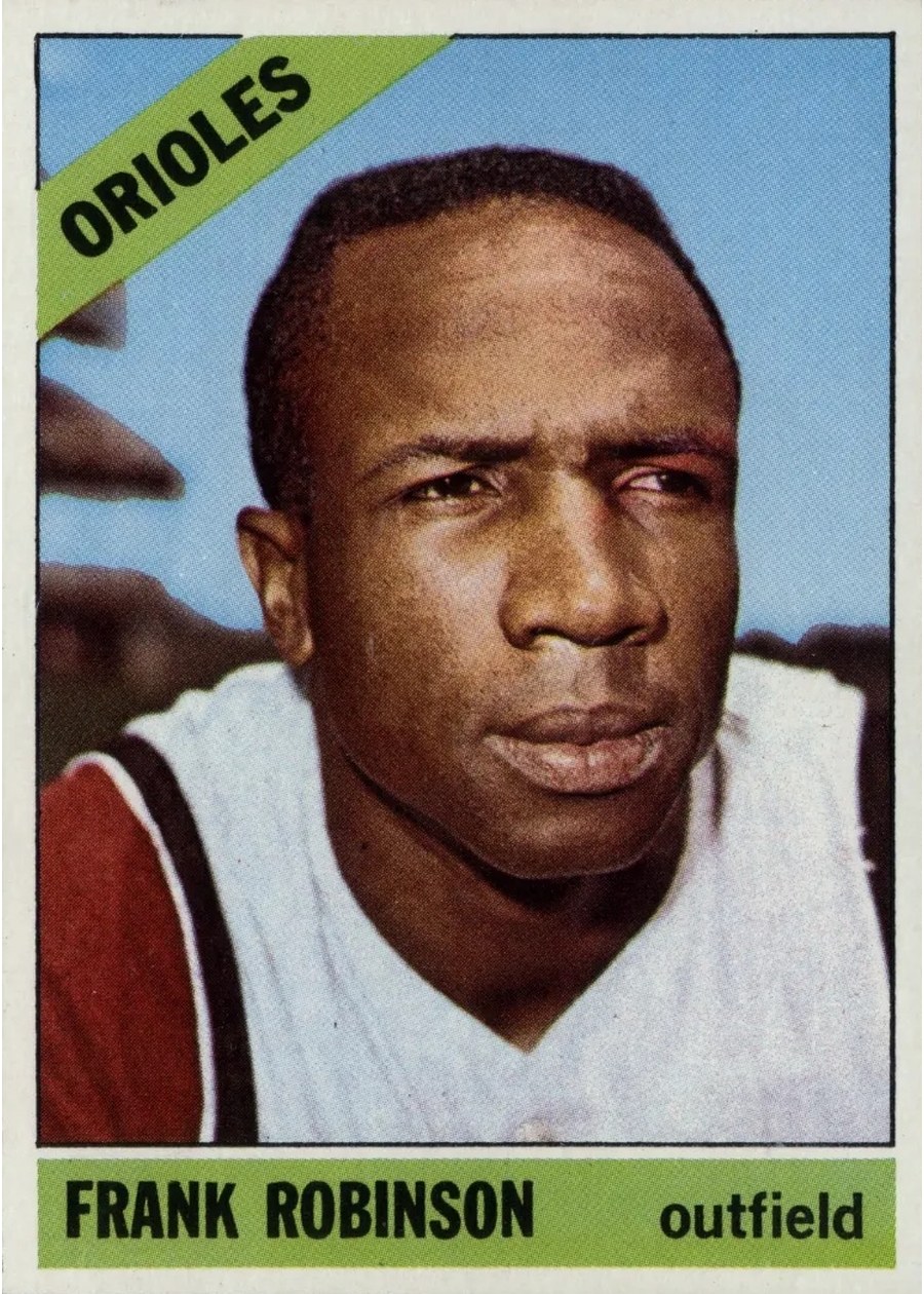 1966 Topps #310 Frank Robinson, Baltimore Orioles