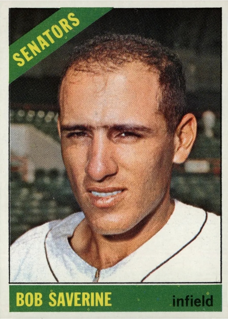 1966 Topps #312 Bob Saverine, Washington Senators