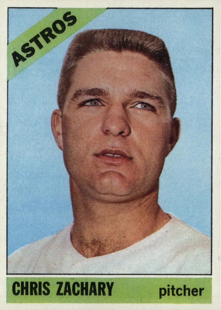 1966 Topps #313 Chris Zachary, Houston Astros