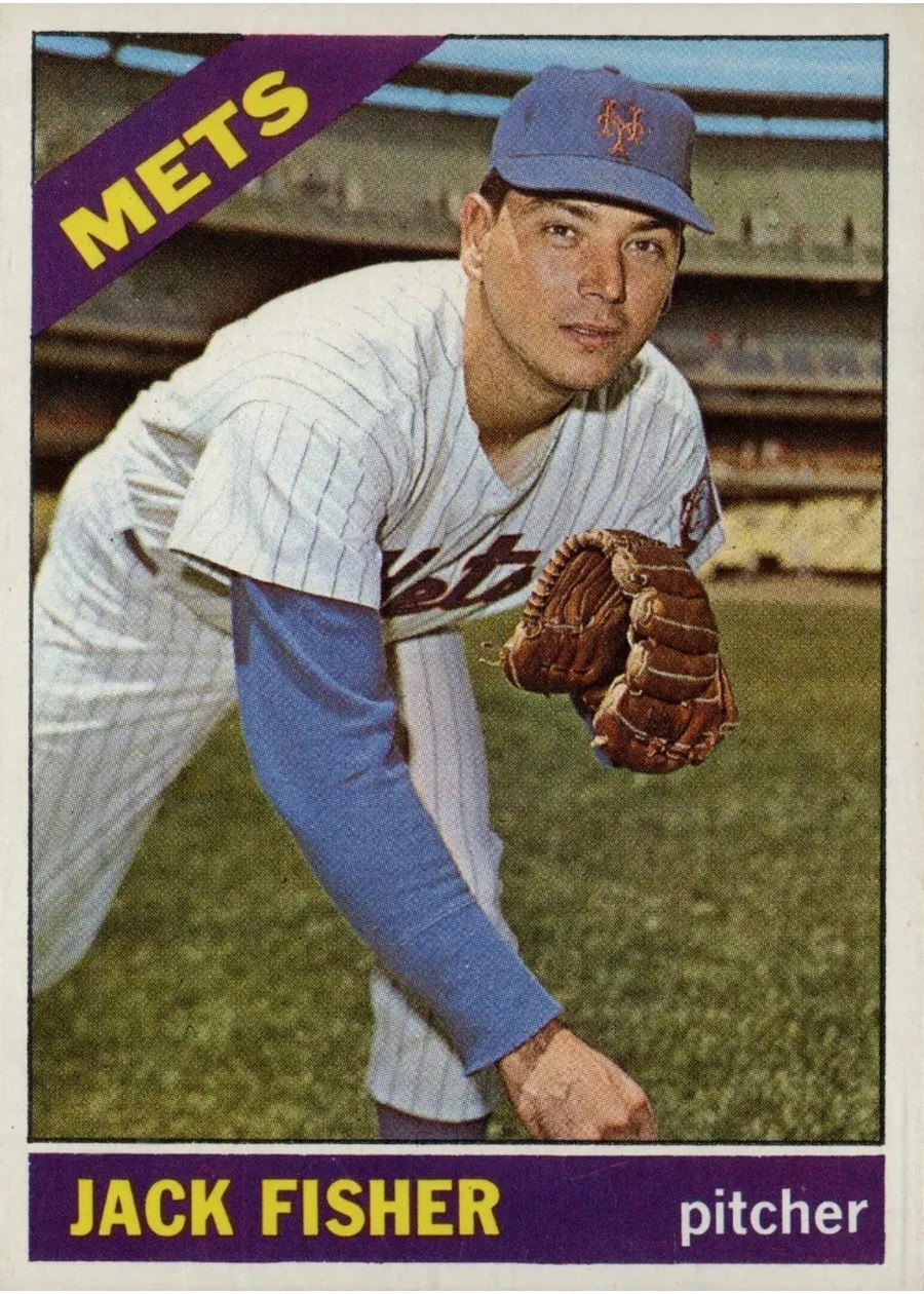 1966 Topps #316 Jack Fisher, New York Mets