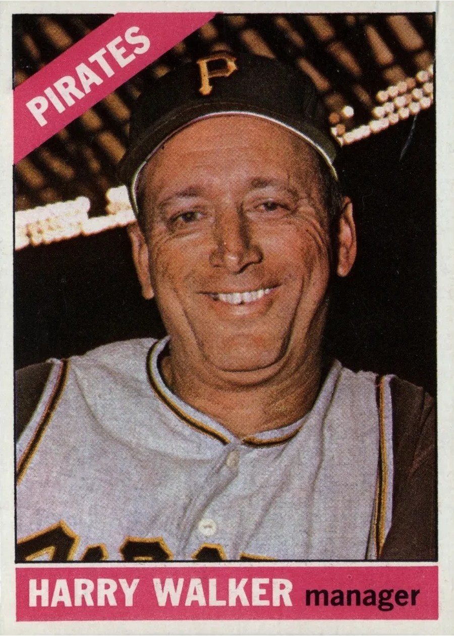 1966 Topps #318 Harry Walker, Pittsburgh Pirates