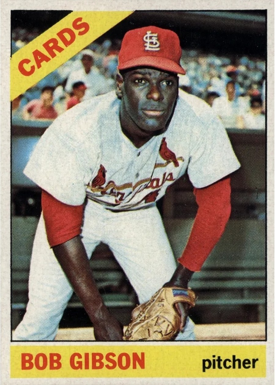 1966 Topps #320 Bob Gibson, St. Louis Cardinals