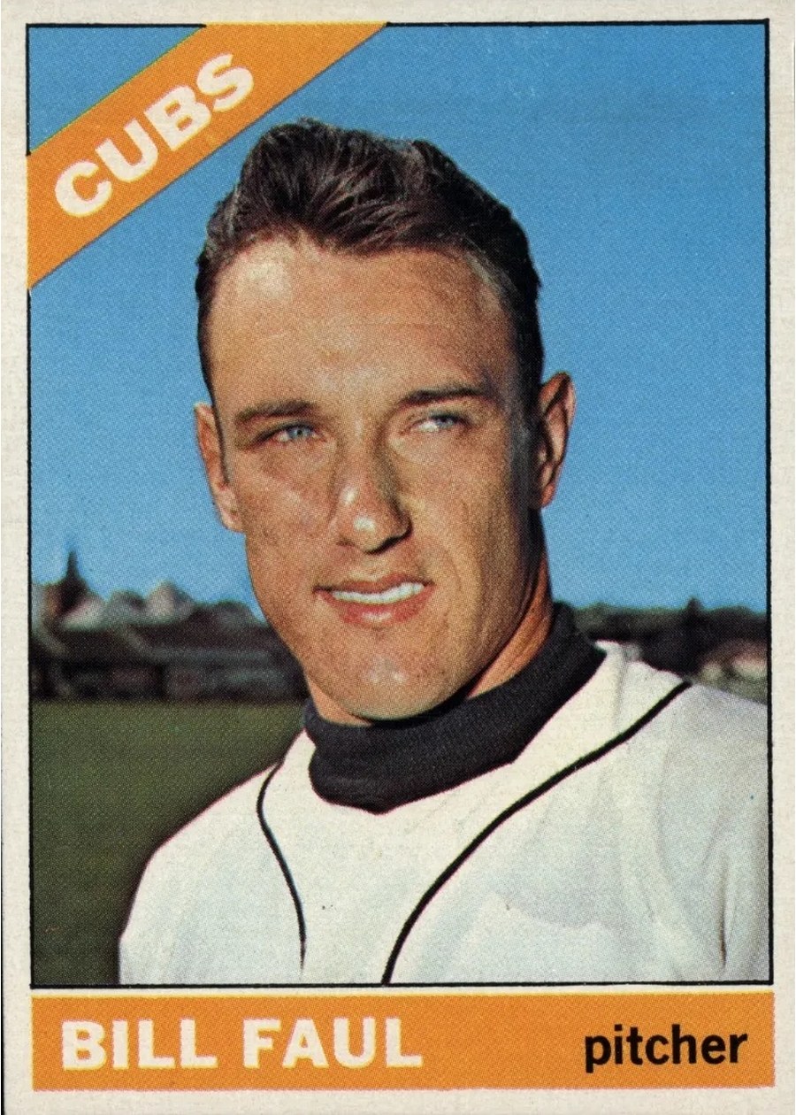 1966 Topps #322 Bill Faul, Chicago Cubs