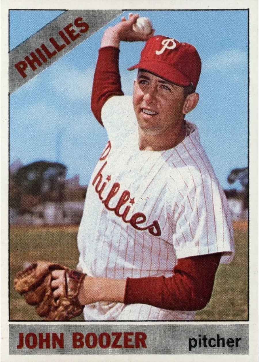 1966 Topps #324 John Boozer, Philadelphia Phillies