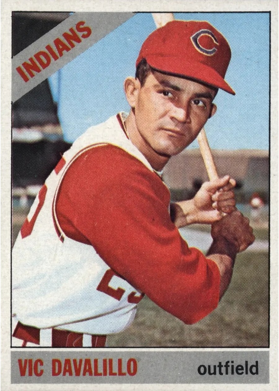 1966 Topps #325 Vic Davalillo, Cleveland Indians